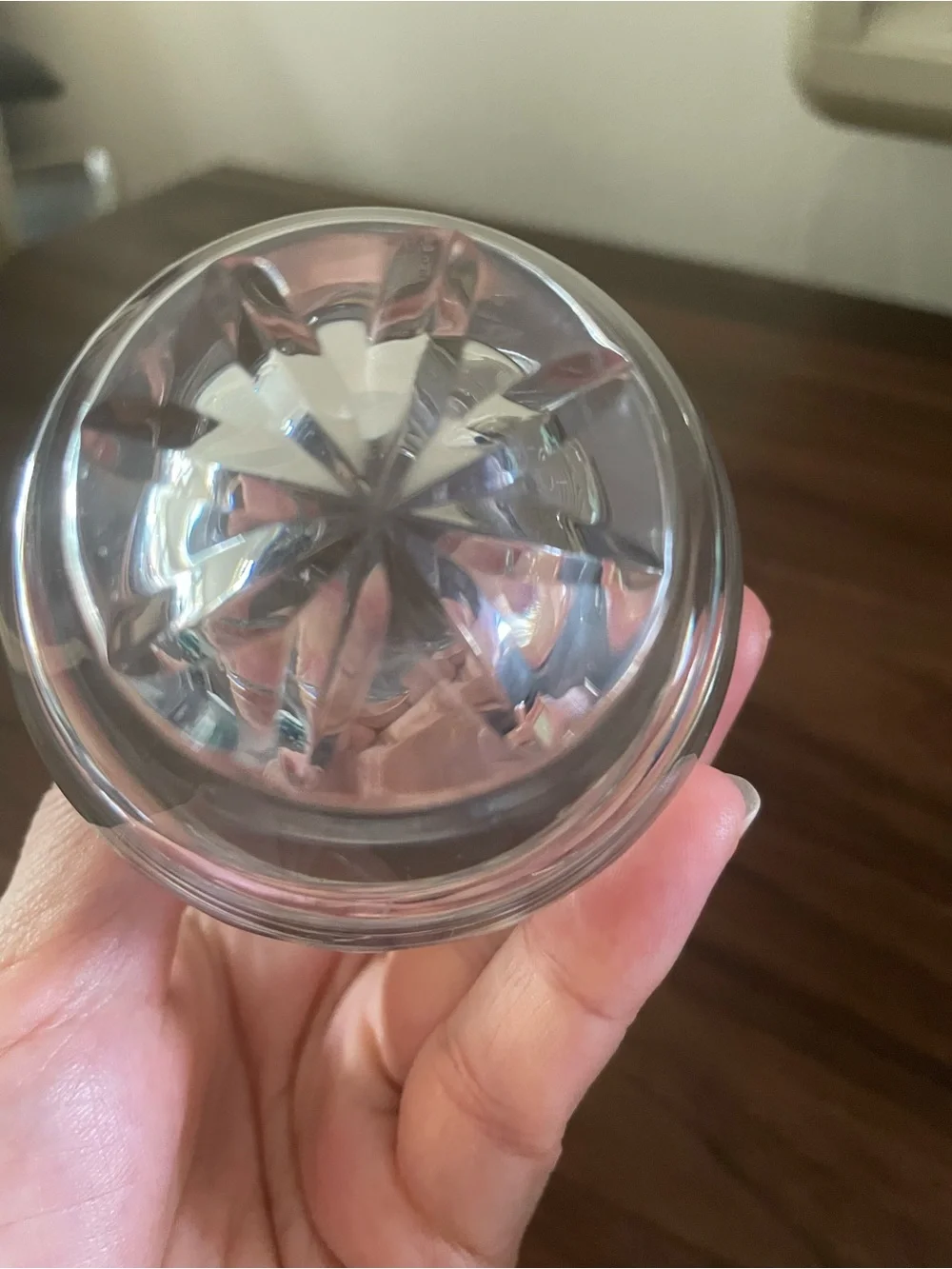 Clear Cut Crystal Bud Vase - Clear